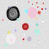 Magnet Desigual Polka Dots Car Magnetic Vinyl Bumper Sticker 5'' x 4'' view 1