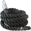 Body Sport Battle Rope, 15 ft. Long, 1.5 in. Diameter - Strong, Poly-Twine Training Cord for Indoor & Outdoor Use - Home Fitness & Gym Equipment view 1
