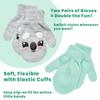 ABG Accessories Girls Critter Winter Hat and 2 Pair Gloves or Mittens (Toddler/Little Girls), Size Age 2-4, Koala Mittens view 4