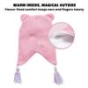 ABG Accessories Girls Critter Winter Hat and 2 Pair Gloves or Mittens (Toddler/Little Girls), Size Age 2-4, Caticorn Mittens view 2