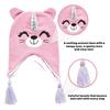 ABG Accessories Girls Critter Winter Hat and 2 Pair Gloves or Mittens (Toddler/Little Girls), Size Age 2-4, Caticorn Mittens view 3