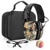 ZOHAN EM054 Electronic Ear Protection for Shooting Range with Sound Amplification Noise Reduction, Ear Muffs for Gun Range (Camo,Case) view 1