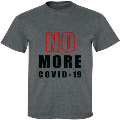 NO More COVID-19 Unisex Jersey Short Sleeve Crew Neck T-Shirts