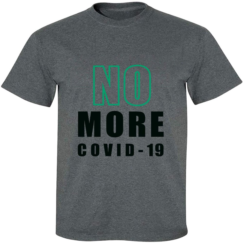 NO More COVID-19 Unisex Jersey Short Sleeve Crew Neck T-Shirts