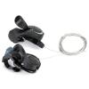 Dibiao 1 Pair TX30 Thumb Gear Shifter,Outdoor Mountain Bicycle TX-30 Thumb Gear Shifters 3X7 Speed Shift Lever and Set view 4