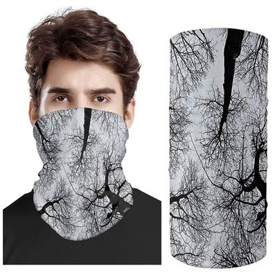 Face Scarf Cover Tree Mask Bandana | Reusable Face Mask Covering Mouth Nose Cover | Protect from Dust Sun Bandanas | Neck Gaiter (Tree)