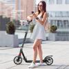 WRRAC-Trampolines Sport Pro Adult City Scooter Big Two Wheel Commuter 1 Click Rapid Folding 6kg Light Frame Hand/Foot Brake Disc Brake 4 Levels Adjustable Height for Adults, Kids and Teens view 1