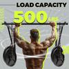 ECOTRIC 46'' Wall Mounted Pull Up Bar Chin up Bar Doorway Exercise Bar Upper Body Gym Workout Bar Heavy Duty Training Fitness Home Heavy Duty 500lbs view 4