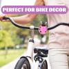 1PC Cute Ladybug Bike Bells Plastic Bell Handlebar Bike Horn Ring for Kids Children -Pink view 3