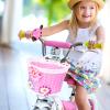 1PC Cute Ladybug Bike Bells Plastic Bell Handlebar Bike Horn Ring for Kids Children -Pink view 4
