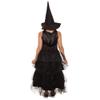 HPO Women's Black Evil Witch Dress Cosplay Costume | Dark Fantasy Outfit for Women, Gothic Halloween Dress - X-Large view 4
