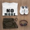 NO More COVID Unisex Jersey Short Sleeve Crew Neck T-Shirts view 3