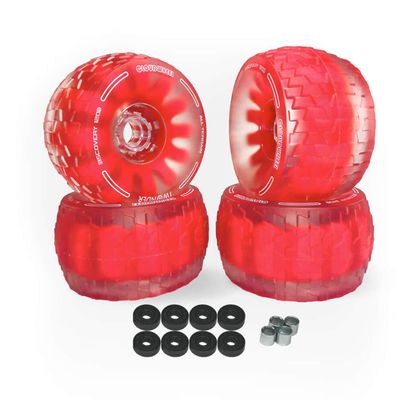 IWONDER Cloud Wheel 120mm Discovery Electric Skateboard Wheels Patented Damping Foam Core All Terrain Off Road Translucent Urethane Longboard WheelsNot Applicable to Hub Motor