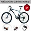 AaiLucky Rechargeable Bike Tail Light, LED Bicycle Rear Light for Night Riding, Bright Girls Heart Shape Bike Taillight, Cycling Warning Light for Adult Kids Women, 5 Lighting Mode view 2
