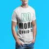 NO More COVID-19 Unisex Jersey Short Sleeve Crew Neck T-Shirts view 4