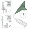 Female Urination Device, Portable Reusable Urinal Funnel with Extension Tube, Small Folding Storage, Suitable for Travel, Festivals, Camping, Traffic Jams, Etc, with Waterproof Cup view 3