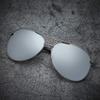 Aviator Sunglasses for Men Polarized Women UV Protection Lightweight Driving Fishing Sports Unisex glasses MX208 Silver Frame Lens view 2