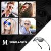Aviator Sunglasses for Men Polarized Women UV Protection Lightweight Driving Fishing Sports Unisex glasses MX208 Silver Frame Lens view 3