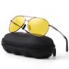 Aviator Sunglasses for Men Polarized Women UV Protection Lightweight Driving Fishing Sports Unisex glasses MX208 Gun Frame Yellow lens view 1