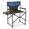 Guide Gear Oversized Tall Directors Camp Chair, Portable, Folding, 500-lb. Capacity Blue/Black view 1