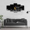 Sports Wall Art for Living Room Kobe Bryant Modern Home Decor Canvas R.I.P Pictures LA Lakers House Decorations Basketball Artwork Paitings 5 Panel Framed Posters and Prints Ready to Hang 60''Wx32''H view 3