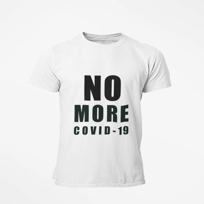 NO More COVID-19 Unisex Jersey Short Sleeve Crew Neck T-Shirts