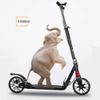 WRRAC-Trampolines High End Scooter - Tornado City Scooter with Brake and Suspension, Foldable and Height-Adjustable Disc Brake City Scooter, Kickscooter for Adults and Children view 1