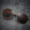Aviator Sunglasses for Men Polarized Women UV Protection Lightweight Driving Fishing Sports Unisex glasses MX208 Gold Frame Brown Lens view 2