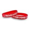 VetFriends.com Remember Everyone Deployed RED Silicone Bracelet Until They All Come Home (Qty 2) view 1