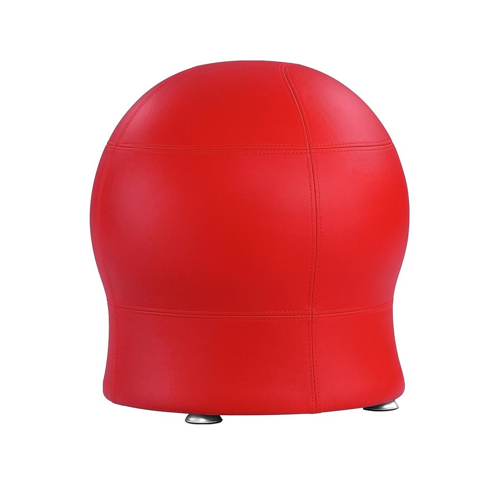 Safco Products Zenergy Stability Exercise Ball Chair, Red Vinyl