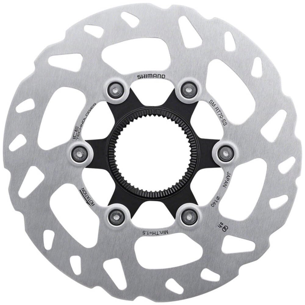Shimano SLX 140mm Disc Brake Rotor - Center Lock, Silver
