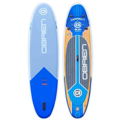 O'Brien Rio 11' Inflatable SUP Kit, Blue