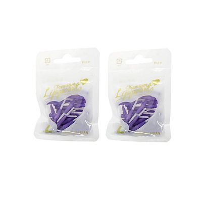 LSTYLE Premium Lippoint  2-Tone Purple  60 Count  Regular Length  Soft Tip Points  2BA Thread