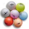 Professional Golf Crystal Golf Ball Mix - Great Crystal Colors & Styles! 50 Mint Quality Used Crystal Golf Balls (AAAAA Blue Green Orange Yellow Mix), Model Number: 50PK-Crystal Mix view 1