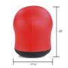 Safco Zenergy Swivel Ball Chair, Anti-Burst, Vinyl Exercise Ball Chair for Home, Office & Classroom, Ideal for K-12, Supports Active Seating, Red Vinyl view 3