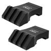 TPO 45 Degree Offset Mount Low Profile Picatinny Offset Mount for Flashlight Laser Sights Optics (3 SLOT-2PCS-BLACK) MT4502-3 view 1