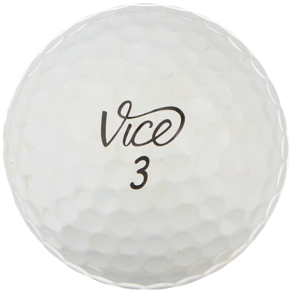 Vice Golf Ball Mix - 100 Near Mint Quality Used Vice Golf Balls (AAA Vice Pro Pro Soft Tour Drive GolfBalls), White (100PK-Vice-3)