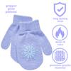 Disney Frozen Beanie Hat, Girls Winter Knit Cap with Pom, Tassels and Matching Mittens for Kids, Size 2-4 Years, Multi view 3