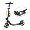 WRRAC-Trampolines Adult Teens Kick Scooter, 2 Big Wheels Aluminium Scooter Disc Brake Dual Shock Absorption System Easy Folding Height Adjustable for City Urban Riders Complete Trick Scooters view 1