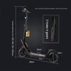 WRRAC-Trampolines Adult Teens Kick Scooter, 2 Big Wheels Aluminium Scooter Disc Brake Dual Shock Absorption System Easy Folding Height Adjustable for City Urban Riders Complete Trick Scooters view 2