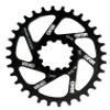UFOR Direct Mount Elliptical/Oval Drop-Stop Chainring for SRAM Boost 3mm Offset 34T view 1