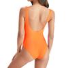 TEEAMORE Personalized Bathing Suit Bachelorette One-Piece Swimsuit Bridesmaid Monokinis Orange view 4