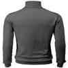 H2H Mens Casual Slim Fit Pullover Sweaters Knitted Turtleneck Cable Patterned Thermal Gray US 2XL/ 3XL (CMOSWL068) view 4