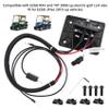 Roykaw Golf Cart 48 Volts Charger Receptacle Delta-Q Charger Socket with Wires for EZGO RXV TXT 2008-Up and 2Five 2010-Up Electric Golf Cart, 3-Prong Charging Port, OEM# 602529,613304 view 2