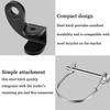 Boao 2 Sets Burley Bike Hitch Bicycle Trailer Hitch Coupler Bike Coupler Attachment Adapter Angled Replacement Connector 12.2mm Compatible with Burley Trailers view 3