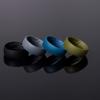 ThunderFit Men's Patterned Silicone Rings, 8mm Wide 2.2mm Thick Rubber Bands,Variety Multipack 1,4,7 view 3