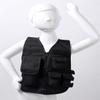 iiniim Kids Children Adjustable Combat Training Vest Outdoor Security Guard Waistcoat for CS Field Multi Pockets Black Under The Age of 7 view 3