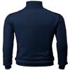 H2H Mens Casual Slim Fit Pullover Sweaters Knitted Turtleneck Cable Patterned Thermal Navy US S/M (CMOSWL068) view 4