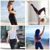 3 Pack Capri Leggings for Women with Pockets - High Waist Workout Running Yoga Pants view 4