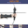 Procener 40" Bow and 28" Arrow Set for Kids, Archery Beginner Gift with 9 Arrows 2 Target Face, 1 Arm Guard and 1 Quiver, 18 Lb Recurve Bow Kit for Teen Outdoor Sports Game Hunting Toy (Black) view 2